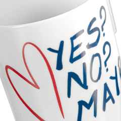 Meissen MUG Collection Henkelbecher "Yes, No, Maybe" – Porzellanwaren Tafelporzellan in weiß und aus Porzellan. – Ansicht 3