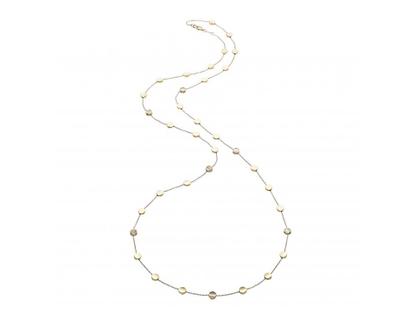 Chimento Armillas Glow Caleido Collier Gelbgold 90cm mit Perlmutt – Halsschmuck Collier in gelbgold und aus 750 Gelbgold.