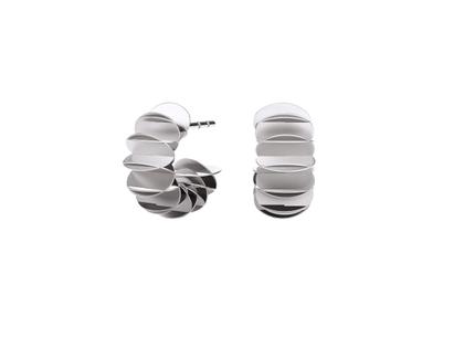 Niessing Phoenix Creolen Platinum 15mm – Ohrschmuck Creolen in silber und aus 950 Platin.