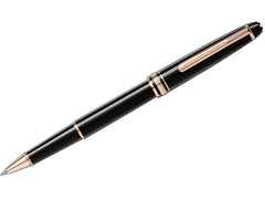 Montblanc Meisterstück Classique Rollerball Edelharz rotvergoldet – Schreibgeräte Rollerball aus 585 Rotgold, Edelharz und und .