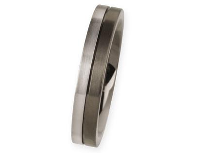 Ernstes Design Ring Nr. 103 R91 – Ringe Ring aus Titan, 950 Platin und und .