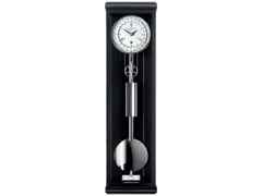 Erwin Sattler Seilzug Regulator Wanduhr Classica W 60 M schwarz Weltzeitanzeige – Großuhren Wanduhr aus . Das Gehäuse ist rechteckig und schwarz. Das Zifferblatt ist römisch Index und silber.