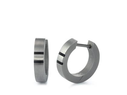 TitanFactory Creolen – Ohrschmuck Creolen aus Titan.
