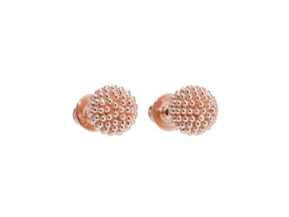 Pesavento Pixel Ohrstecker   Silber rosévergoldet – Ohrschmuck Ohrstecker aus 750 Rotgold, 925 Silber und und .