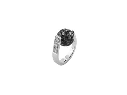 Jörg Heinz Ring aus Weißgold mit Wechselschließenfunktion und Brillanten 0,170ct – Ringe Ring mit Besatz in silber und aus 750 Weißgold. – Ansicht 6