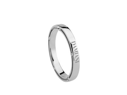 Damiani D.Side Weißgold Trauring 10 Diamanten – Ringe Trauring mit Besatz aus 750 Weißgold.