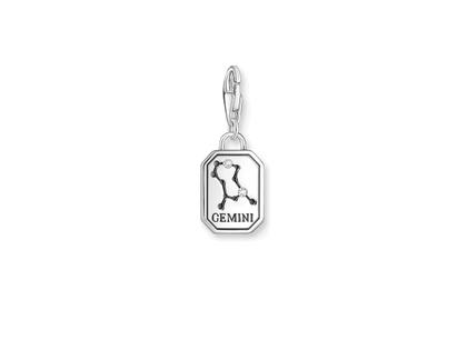 Thomas Sabo Charm-Anhänger Sternzeichen Zwilling Silber – Anhänger Anhänger mit Besatz aus 925 Silber. – Ansicht 2