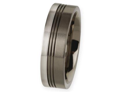 Ernstes Design Ring Nr. 108 R93 – Ringe Ring aus 950 Platin, Titan und und .