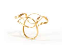 Jutta Ulland Ring Silber goldplattiert – Ringe Ring aus 925 Silber und und vergoldet.