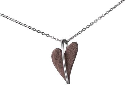 Ernstes Design Set 10 Edelstahl Altbronze beschichtet Herzanhänger Größe 1 klein – Anhänger Anhänger ohne Besatz aus Edelstahl.