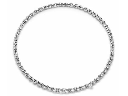 IsabelleFa ChaCha Collier Weißgold 6mm – Halsschmuck Collier aus 750 Gelbgold.