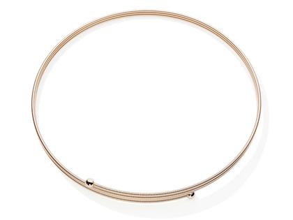 Niessing Colette C Embrace Collier 3-fach Rosewood 125mm – Halsschmuck Collier aus 750 Weißgold.