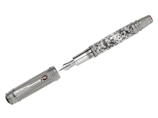 Montblanc 2017 Patron of Art: Limitierte Edition Scipione Borghese Füllfederhalter 4810 – Schreibgeräte Füllfederhalter aus 750 Gelbgold und und platiniert. – Ansicht 2