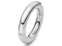 IsabelleFa Rotonde Armreif Weißgold 14mm – Armschmuck Armreif aus 750 Weißgold.