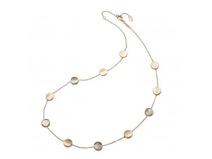 Chimento Armillas Glow Caleido Collier Gelbgold 45cm mit Perlmutt – Halsschmuck Collier in gelbgold und aus 750 Gelbgold.