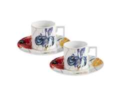 Meissen Espressotassen-Set Lindt x Meissen "Sweet Exotics" – Porzellanwaren Tafelporzellan in weiß und aus Porzellan.