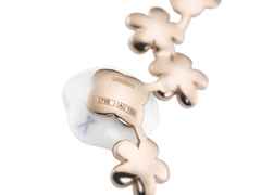 Meissen Blossom Blütencollier 5 Blüten Roségold mit Brillanten und Meissen Porzellan – Halsschmuck Kette mit Anhänger aus 750 Rotgold, Porzellan und und . – Ansicht 2