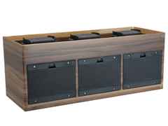 Paul Design Gentlemen  3 Uhrenbeweger Holz Walnuss – Uhrenbeweger Uhrenbeweger für mehrere Uhren aus Holz, Carbon und und . – Ansicht 2