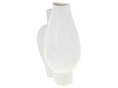 Meissen Vase Two Sides weiß 21 cm – Porzellanwaren Porzellanvase in weiß und aus Porzellan.