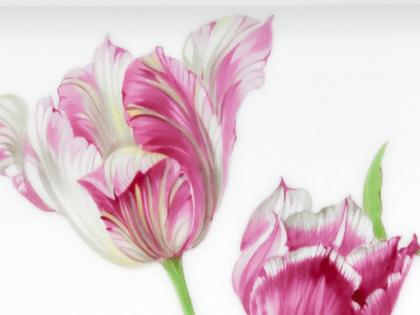 Meissen Vide-Poche  groß "Tulpen" – Porzellanwaren Porzellandekoration in weiß und aus Porzellan. – Ansicht 2