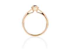 Capolavoro Amore Mio Ring Roségold mit Morganit – Ringe Ring mit Besatz aus 750 Rotgold. – Ansicht 2