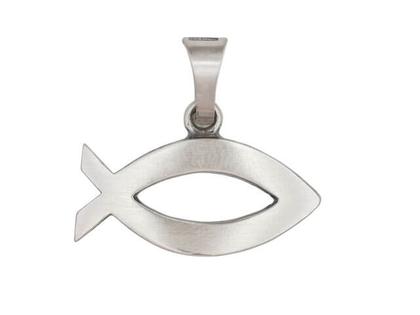 Nordform Motivanhänger Fisch – Anhänger Anhänger ohne Besatz aus 925 Silber.