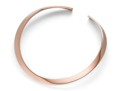 IsabelleFa Flix.Flex Halsreif Rechteckig Rouge Royal 7mm – Halsschmuck Halsreif aus 750 Rotgold.