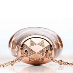 Capolavoro Billion Dreams Snow Globe-Collier Roségold "Magic Star" – Halsschmuck Collier aus 750 Rotgold. – Ansicht 4