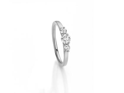 N1 Diamonds Ring Weißgold mit Brillanten 0,500ct – Ringe Ring mit Besatz aus 750 Weißgold.