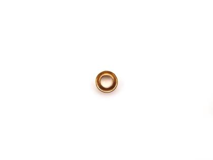 Ehinger Schwarz Charlotte Scheibe Roségold 14mm gewölbt – Weiterer Schmuck Sonstiger Schmuck aus 750 Rotgold.