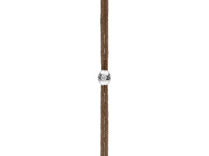 Schaffrath Colortaire Armband Weißgold mit Brillant 0,015 Cashmere – Armschmuck Armband in braun und aus 750 Weißgold.