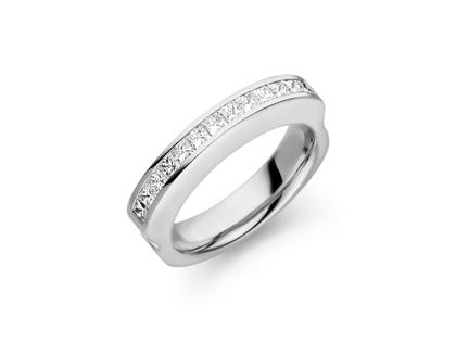 Henrich & Denzel Classico Ring Platin mit 13 Brillanten 0,625 ct – Ringe Ring mit Besatz aus 950 Platin.