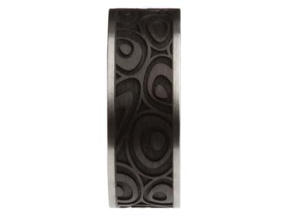 Apero Carbon Ring 9 mm – Ringe Ring aus Edelstahl, Carbon und und .