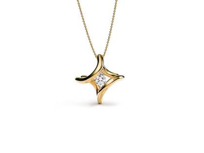 Niessing Spannring Ära Anhänger Classic Yellow 1,8mm mit Brillanten 0,200ct TW G vsi2 – Anhänger Anhänger mit Besatz in gelbgold und aus 750 Gelbgold.