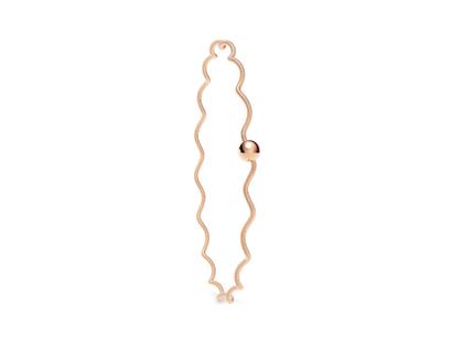 Niessing Colette Welle Armband Classic Red – Armschmuck Armband aus 750 Rotgold.