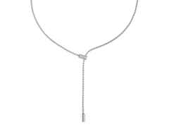 Fope Aria  Y-Collier Weißgold längenverstellbar mit 1 Brillant 0,010ct – Halsschmuck Collier aus 750 Weißgold.