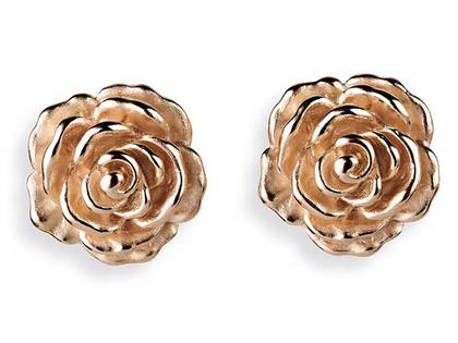 Drachenfels Design Rosenregen Ohrclip Ohrclip Silber rosé – Ohrschmuck Ohrclip aus 925 Silber und und vergoldet.