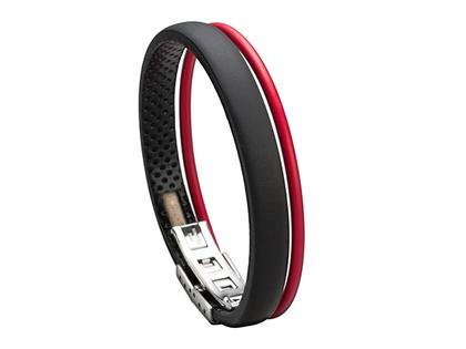 Armschmuck Armband aus Edelstahl, Kautschuk und und .