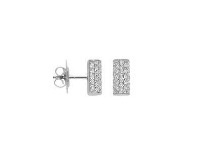 Fope Aria Ohrstecker Weißgold mit Brillanten 0,620ct pavé – Ohrschmuck Ohrstecker aus 750 Weißgold.