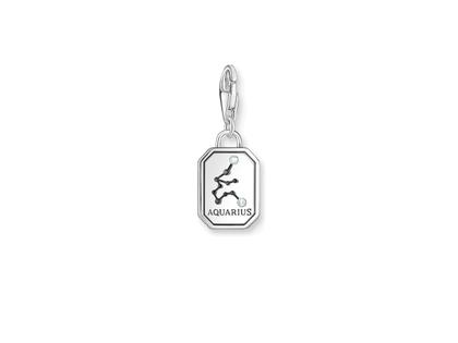 Thomas Sabo Charm-Anhänger Sternzeichen Wassermann Silber – Anhänger Anhänger mit Besatz aus 925 Silber. – Ansicht 2