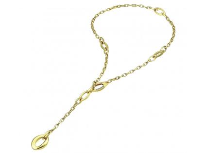 Chimento Link Sensi Collier Gelbgold 50,0cm mit Brillanten 0,110ct – Halsschmuck Collier in gelbgold und aus 750 Gelbgold.