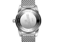 Breitling Superocean Heritage B20 Automatic 42 Edelstahl grünes Zifferblatt Metallband – Herrenuhren Uhr mit Datum aus Edelstahl und Keramik. Das Gehäuse ist rund und silber. Das Edelstahlarmband ist silber. Das Zifferblatt ist ein Index in grün. – Ansicht 4