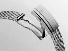 Longines HydroConquest Automatik Edelstahl 39mm schwarzes Zifferblatt Metallband – Herrenuhren Uhr mit Datum aus Edelstahl. Das Gehäuse ist rund und silber. Das Edelstahlarmband ist silber. Das Zifferblatt ist ein Index in schwarz. – Ansicht 5