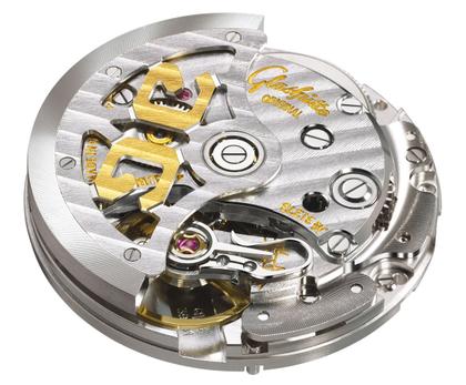 Glashütte Original SeaQ Automatik Edelstahl 40mm grünes Zifferblatt schwarzes Kautschukband – Herrenuhren Uhr mit Datum aus Edelstahl und Keramik. Das Gehäuse ist rund und silber. Das Kautschuk / Kunststoff / Silikon Armband ist schwarz. Das Zifferblatt ist arabisch Index und grün. – Ansicht 4