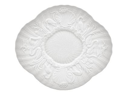 Meissen Schwanenservice Biskuit Gourmetteller flach 30cm – Porzellanwaren Tafelporzellan aus Porzellan.