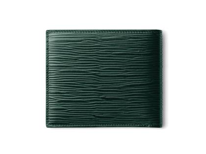 Montblanc Meisterstück 4810 Brieftasche 8 cc Leder British Green – Lederwaren Leder Brieftasche in grün und aus Leder. – Ansicht 2