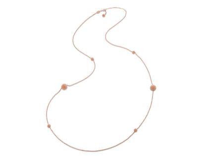 Pesavento Pixel Collier   Silber rosévergoldet – Halsschmuck Collier aus 750 Rotgold, 925 Silber und und .