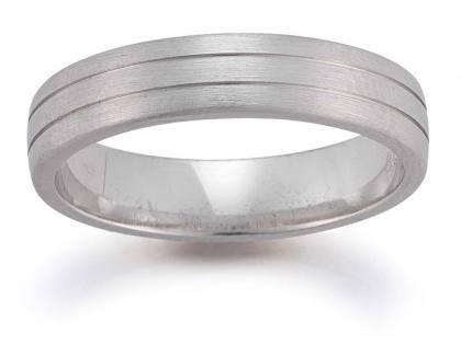 Gerstner Trauring Nr. 4 – Ringe Trauring aus 585 Weißgold.