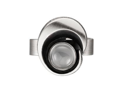 Nordform Design 15 Ring mit Mondstein – Ringe Ring mit Besatz aus 925 Silber.