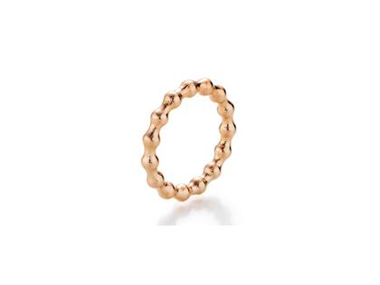 Jörg Heinz Flooow Ring Rotgold mattiert mit Brillant 0,500ct – Ringe Ring aus 750 Rotgold. – Ansicht 2